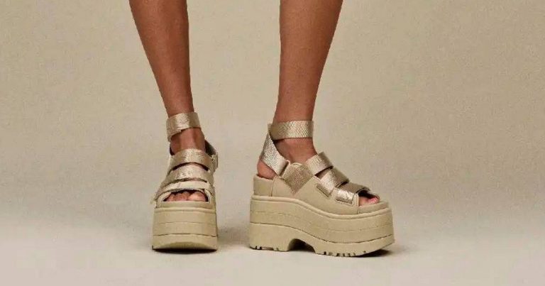 Ugg just dropped a new pair of platform sandals that are perfect for weddings and holidays