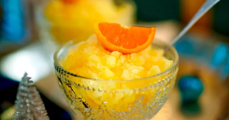 Easy prep ahead Clementine granita with just three ingredients – recipe
