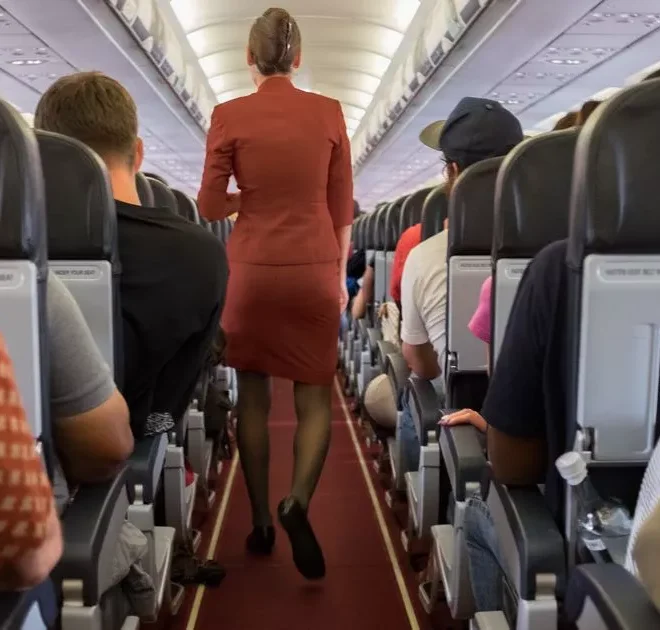 Cabin crew reveals the five things you should never do on a flight including pressing toilet flush