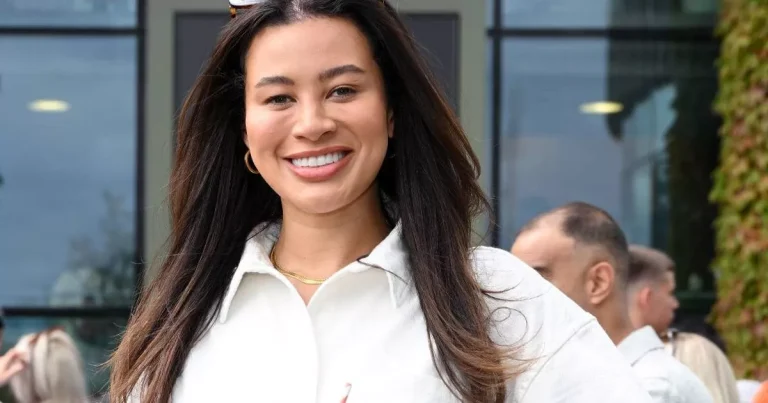 Love Island’s Montana Brown announces early arrival of baby girl and shares first family photo