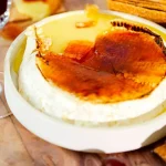 Turn your Camembert into a decadent crème brûlée canape with just 4 ingredients