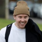 Danny Jones is all smiles as he breaks cover after grovelling apology for Maura Higgins kiss