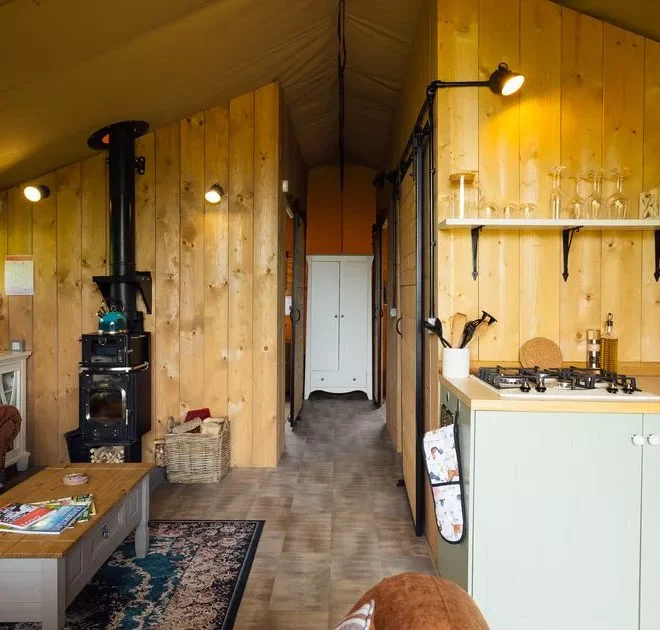 ‘I went off-grid at luxury glamping site with no electricity or WiFi – it was like a 5-star hotel’