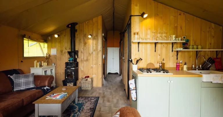 ‘I went off-grid at luxury glamping site with no electricity or WiFi – it was like a 5-star hotel’