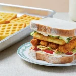 The ultimate fishfinger sandwich recipe – complete with mushy pea fritters
