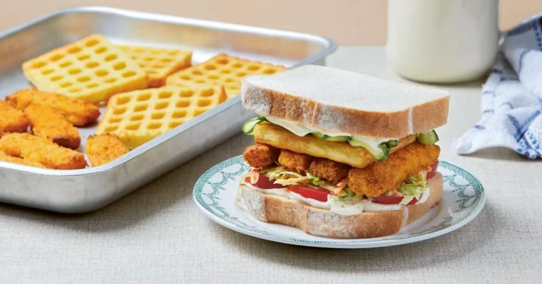 The ultimate fishfinger sandwich recipe – complete with mushy pea fritters