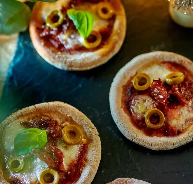 Party pizzas to feed a crowd ready in under 15 minutes – recipe