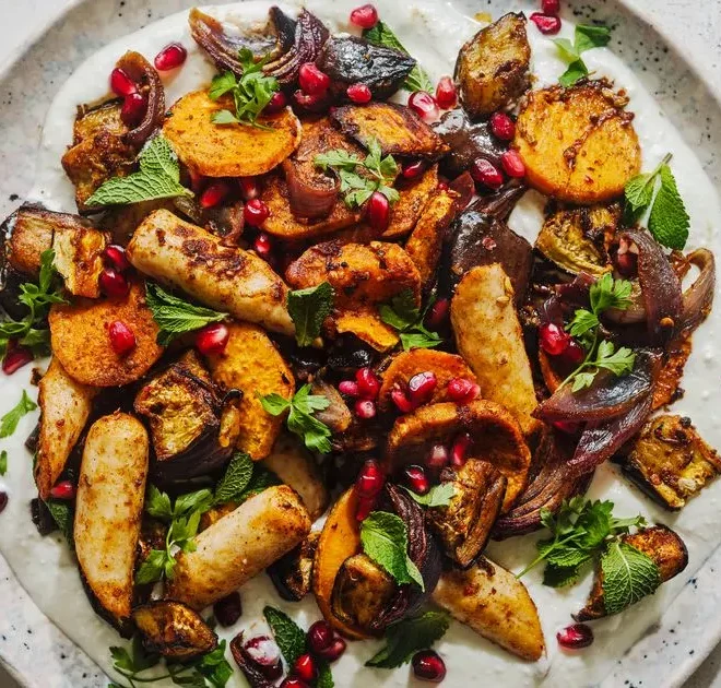 Holiday vibes with this ‘easiest ever’ Shawarma Chicken Traybake – recip
