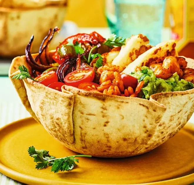 ‘Most delicious way’ with halloumi in a spicy taco bowl – from pan to table in just half an hour ̵...