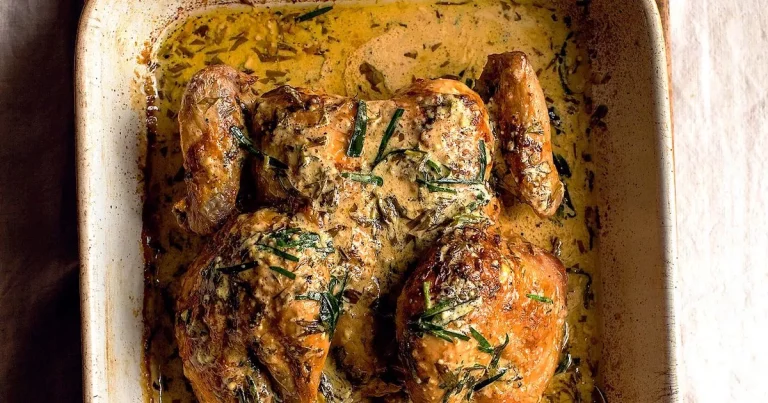 Classic Tarragon Roast Chicken for the perfect traditional Sunday roast – recipe