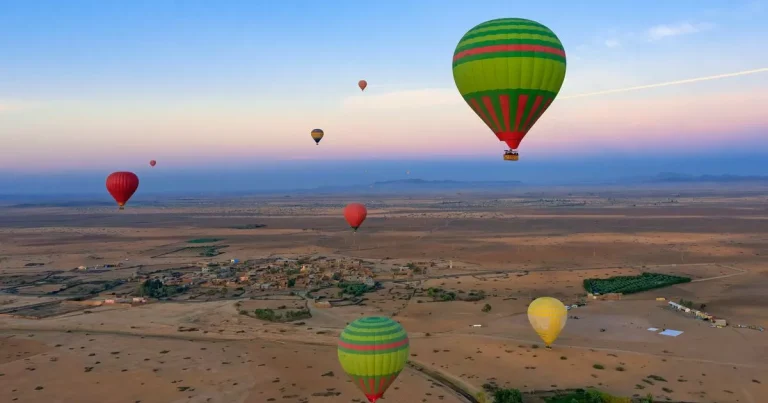 ‘I went to Marrakesh and saw the sun rise in a hot air balloon – it was breathtakingly beautiful’