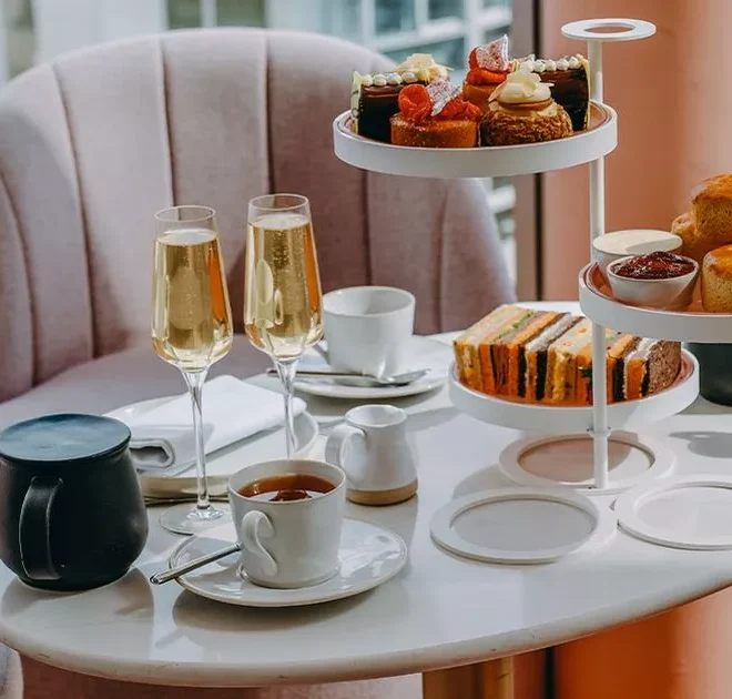 ‘We indulged in a new luxurious afternoon hotspot of London with sprawling views of the city’