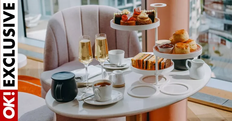 ‘We indulged in a new luxurious afternoon hotspot of London with sprawling views of the city’