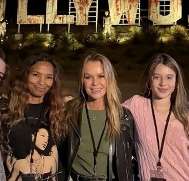 Amanda Holden goes Stateside for ‘horrifically fabulous’ Halloween as she lets out piercing scream