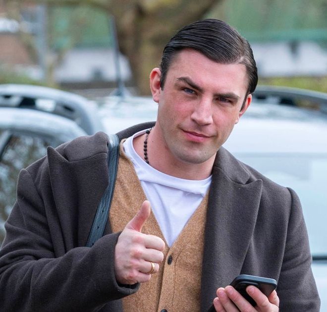 Jack Fincham gives thumbs up as he avoids jail after appeal against prison sentence for dog attack
