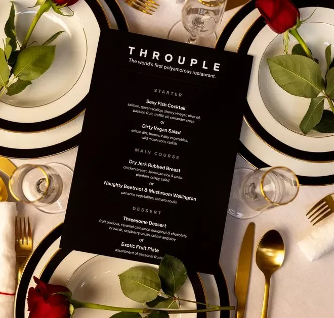 The world’s first restaurant dedicated to polyamorous people will open on Valentine’s Day