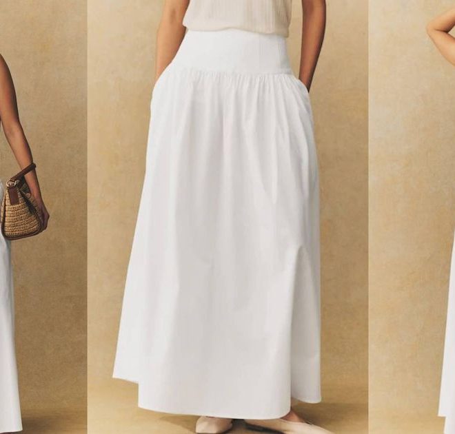 Next’s £35 ‘lightweight and flattering’ drop waist midi skirt is the must-have item for spring