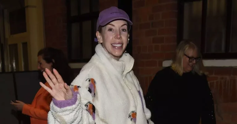 Katherine Ryan seen for first time since sharing skin cancer diagnosis as she puts on brave smile