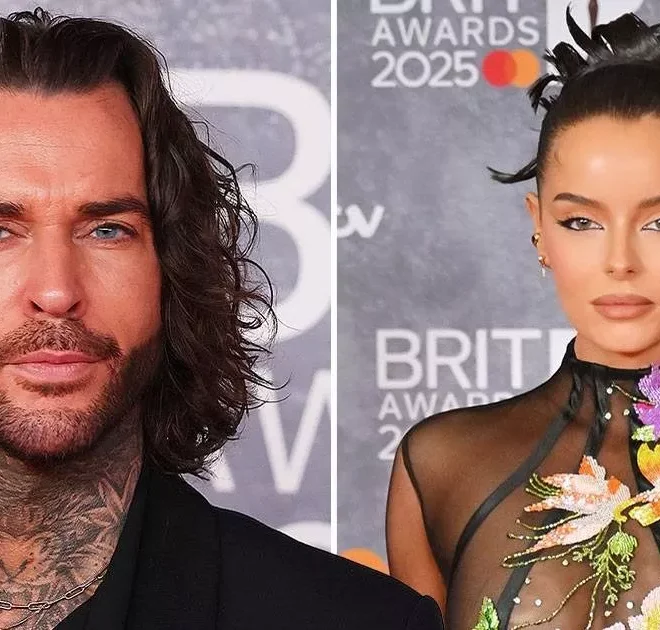 Maura Higgins wows in completely sheer gown at BRITs after ex Pete Wicks arrives with pal