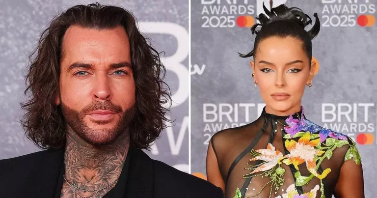 Maura Higgins wows in completely sheer gown at BRITs after ex Pete Wicks arrives with pal