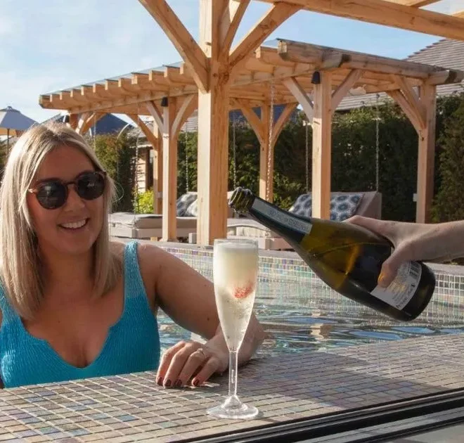 The UK has its first swim-up bar at a luxury spa and you can visit for £69