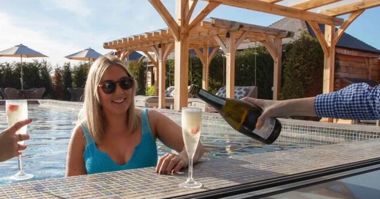 The UK has its first swim-up bar at a luxury spa and you can visit for £69