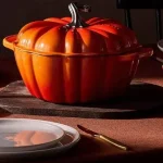 Le Creuset’s new Halloween collection includes pumpkin-shaped cookware perfect for parties