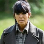 Claudia Winkleman borrows from Kate Middleton’s style book with her chic grey coat on The Traitors