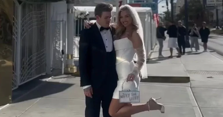 X Factor star Eoghan Quigg gets married in Las Vegas just one week after romantic proposal