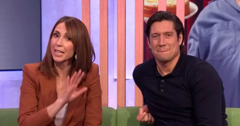 The One Show’s Alex Jones ‘floored’ as Davina McCall pauses show for surprise