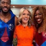 Charlotte Hawkins’ orange lace dress from GMB is sold out – but we found a lookalike on sale
