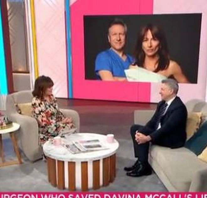 Davina McCall’s surgeon fights tears as host opens up on being ‘given second chance’