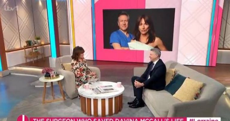Davina McCall’s surgeon fights tears as host opens up on being ‘given second chance’