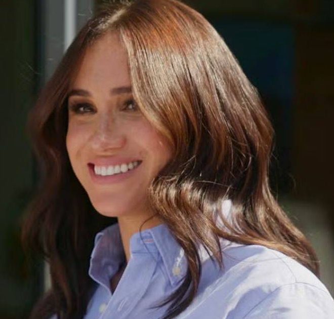 Meghan Markle’s exact button-up shirt gets shoppers ‘multiple compliments’ and ‘doesn’t wr...