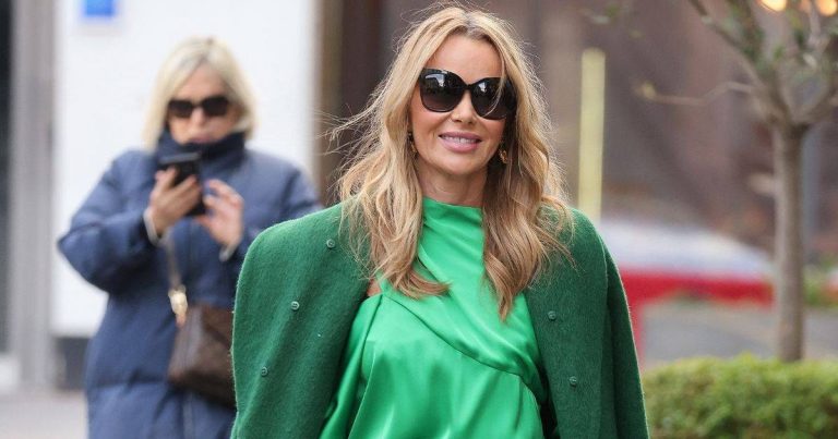 Copy Amanda Holden’s wool coat for less as she wears Kate Middleton’s new favourite colour