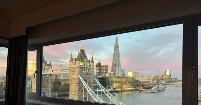 ‘I found the London hotel with the best views and rooms from £107 – and a surprise on NYE’