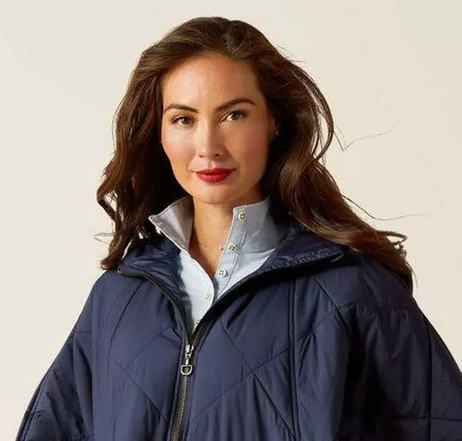 Get Claudia Winkleman’s The Traitors look with this insulated winter cape that’s perfect for winter