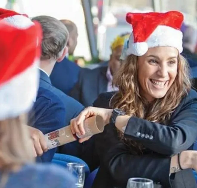 Celebrate the festive season in London with a highly rated river dinner cruise