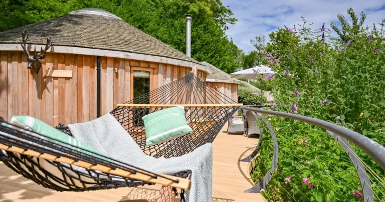 ‘We escaped to a blissful Devonshire treetop lodge with a wood-fired hot tub and outdoor hammock’