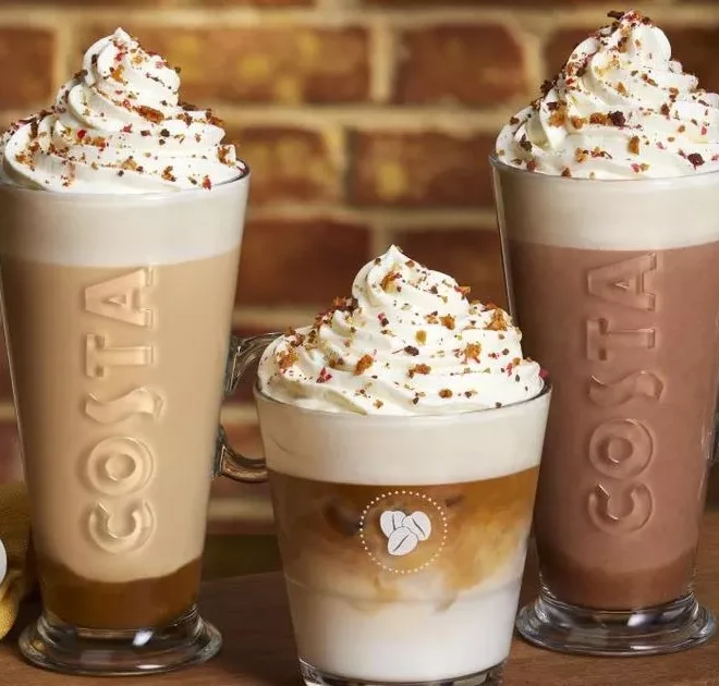 Costa Coffee announces its Autumn menu with return of a fan favourite hot drink line