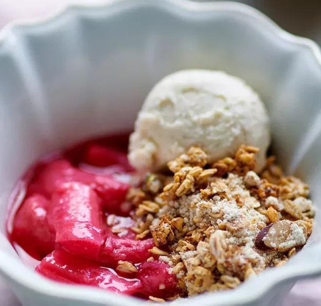 Whip up four sweet and seasonal puddings with a bunch of ripe summer rhubarb