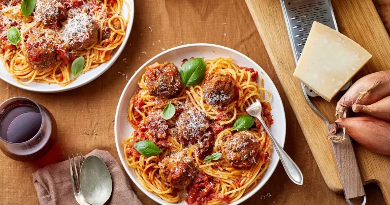 These caramelised shallot meatballs are autumnal comfort food at its finest and ready in under 15 mins