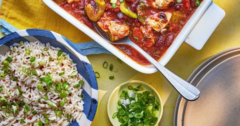 Caribbean chicken pepper bake recipe – microwave in 4 easy steps