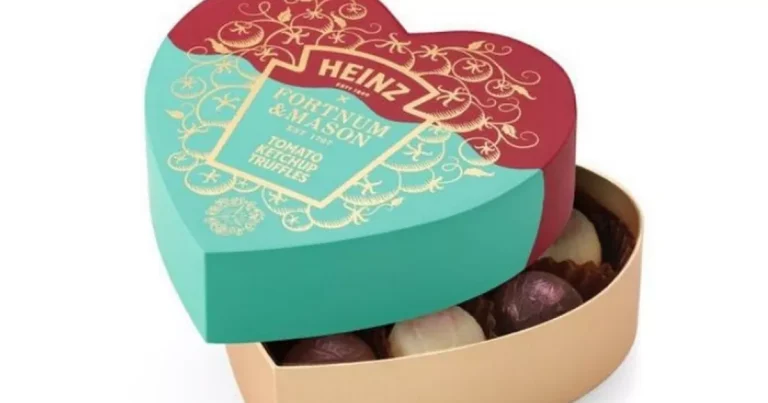 Heinz have teamed up with Fortnum & Mason to create chocolate Ketchup truffles