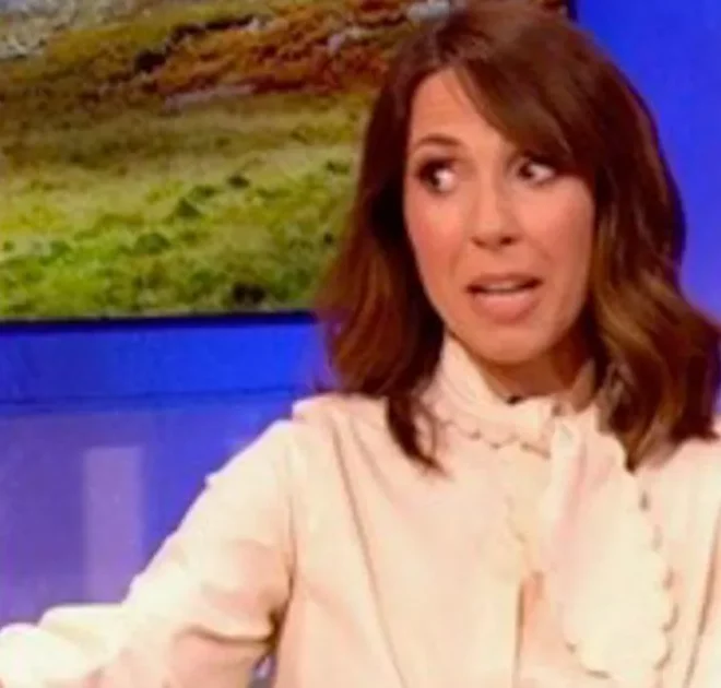 BBC The One Show’s Alex Jones issues apology to fans as she makes ‘croaky’ return