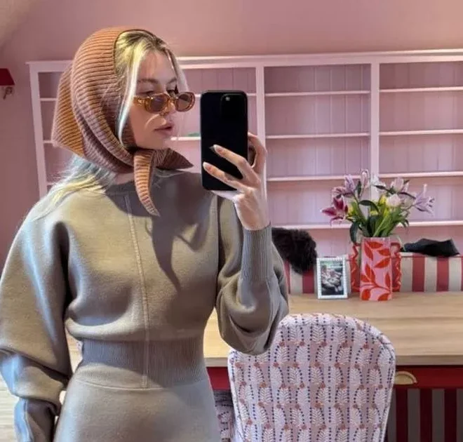 Georgia Toffolo’s knitted midi dress from her honeymoon now has £60 off in time for spring