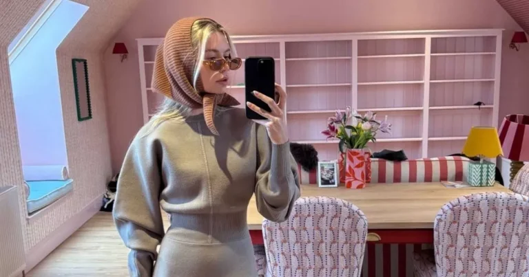 Georgia Toffolo’s knitted midi dress from her honeymoon now has £60 off in time for spring