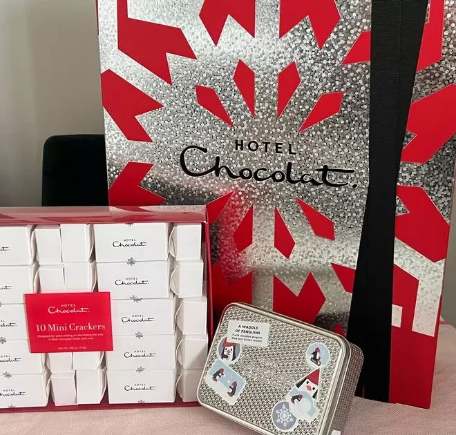 ‘Hotel Chocolat’s Christmas gifts have landed and I got a sneak peek – there’s 4 things I’...