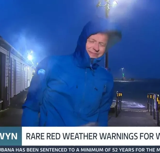 GMB viewers outraged as reporter battles Storm Eowyn in horrifying scenes