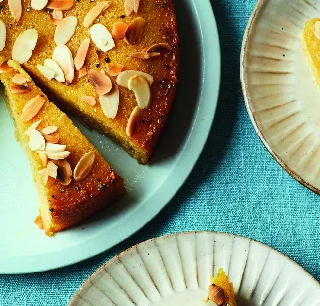 Less than 30 minutes for this ‘buttery soft’ orange and honey polenta cake – free from any processed n...